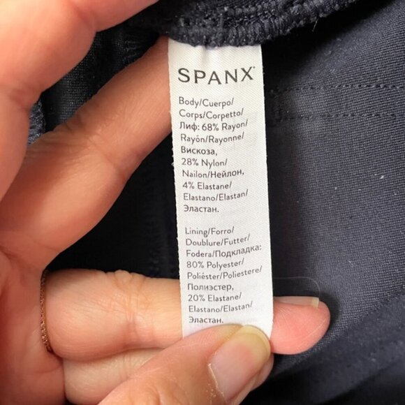 Spanx Navy The Perfect Pant Ankle 4-Pocket - Small (Petite) - Picture 5 of 10